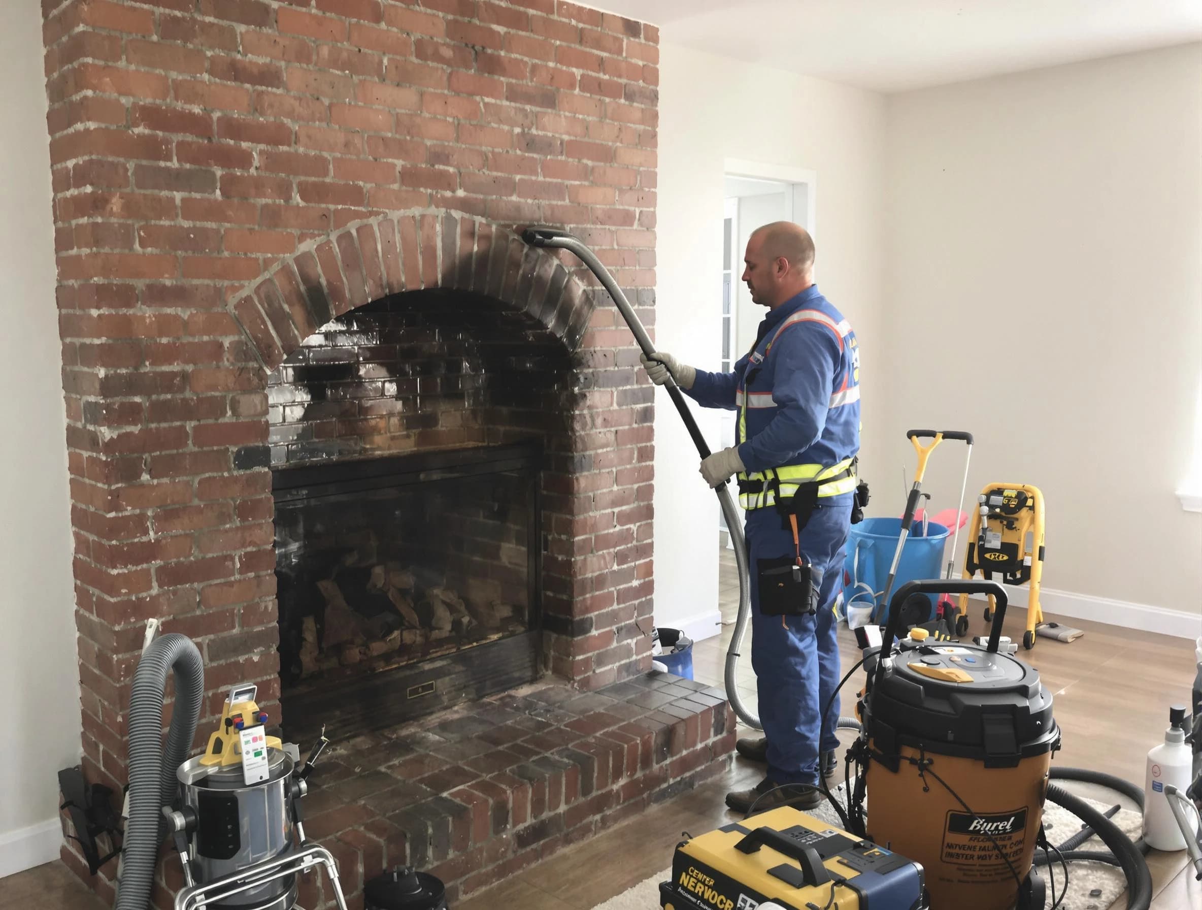 Goodlettsville Chimney Sweep expert performing detailed chimney sweep in Goodlettsville, TN