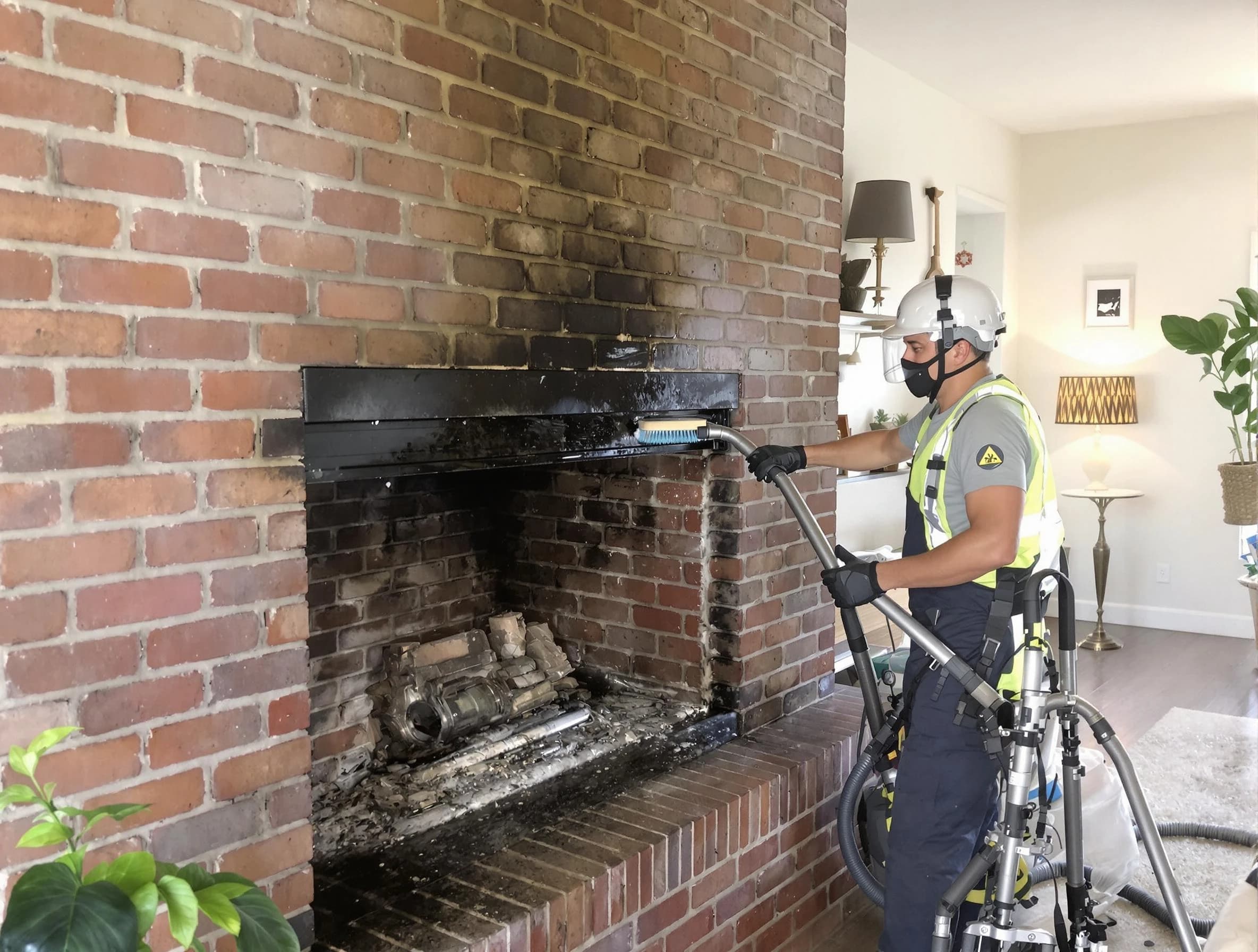 Goodlettsville Chimney Sweep providing fireplace cleaning services in Goodlettsville, TN