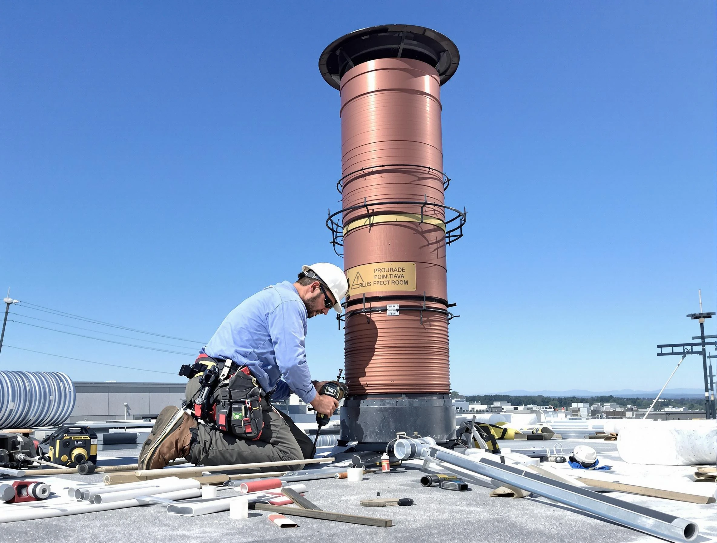 Installed chimney liner by Goodlettsville Chimney Sweep in Goodlettsville, TN