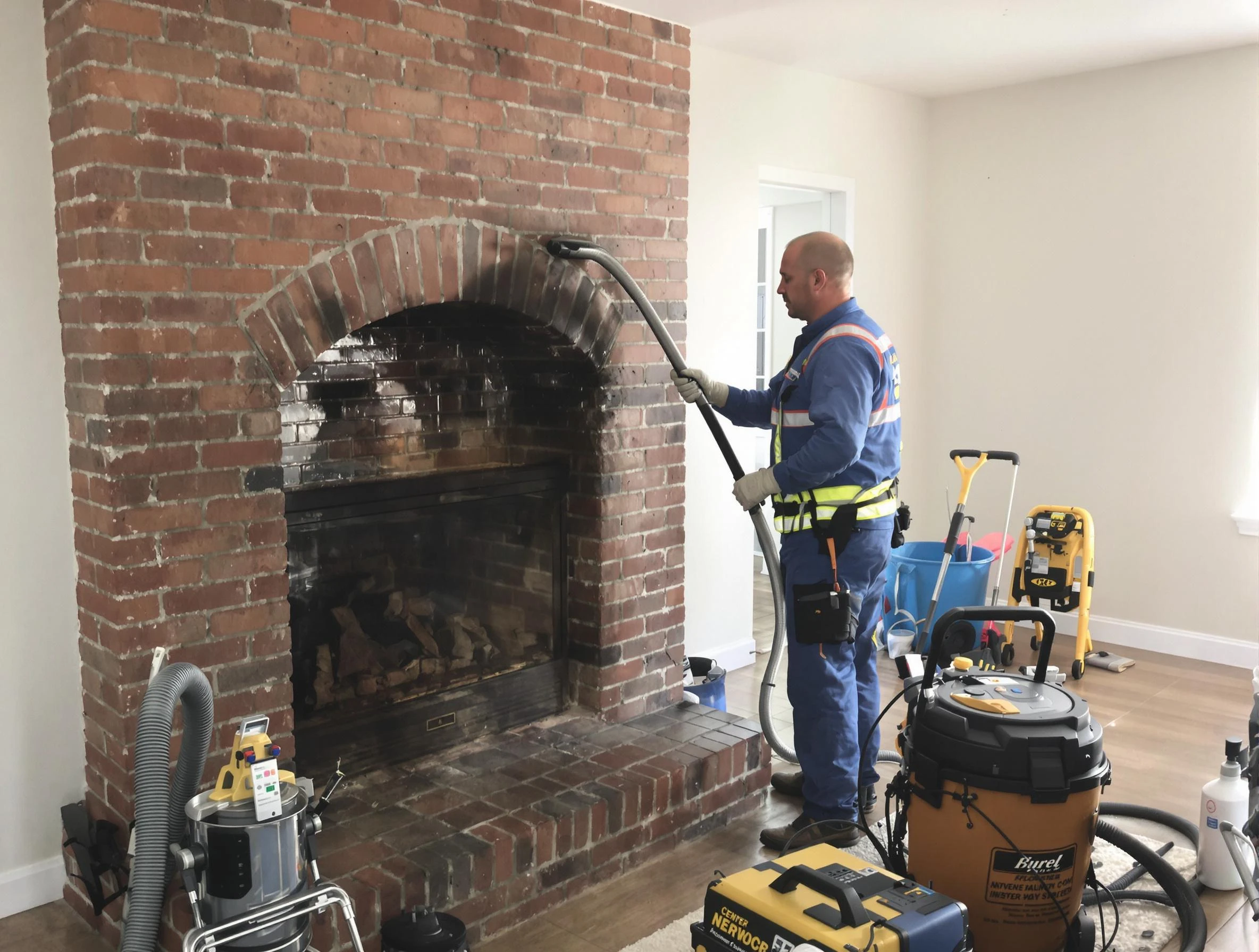 Goodlettsville Chimney Sweep expert performing detailed chimney sweep in Goodlettsville, TN
